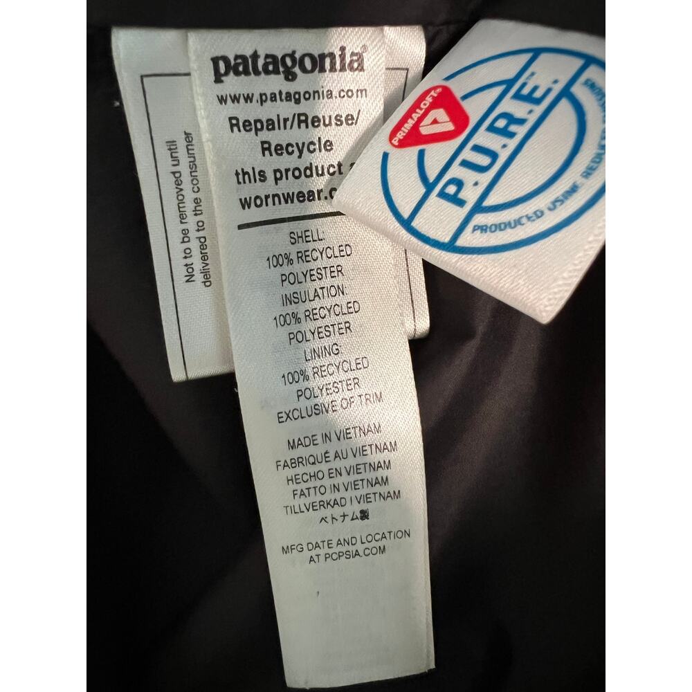 Patagonia Kids Nano Puff Jacket Forge Grey XL 14 - Picture 8 of 8